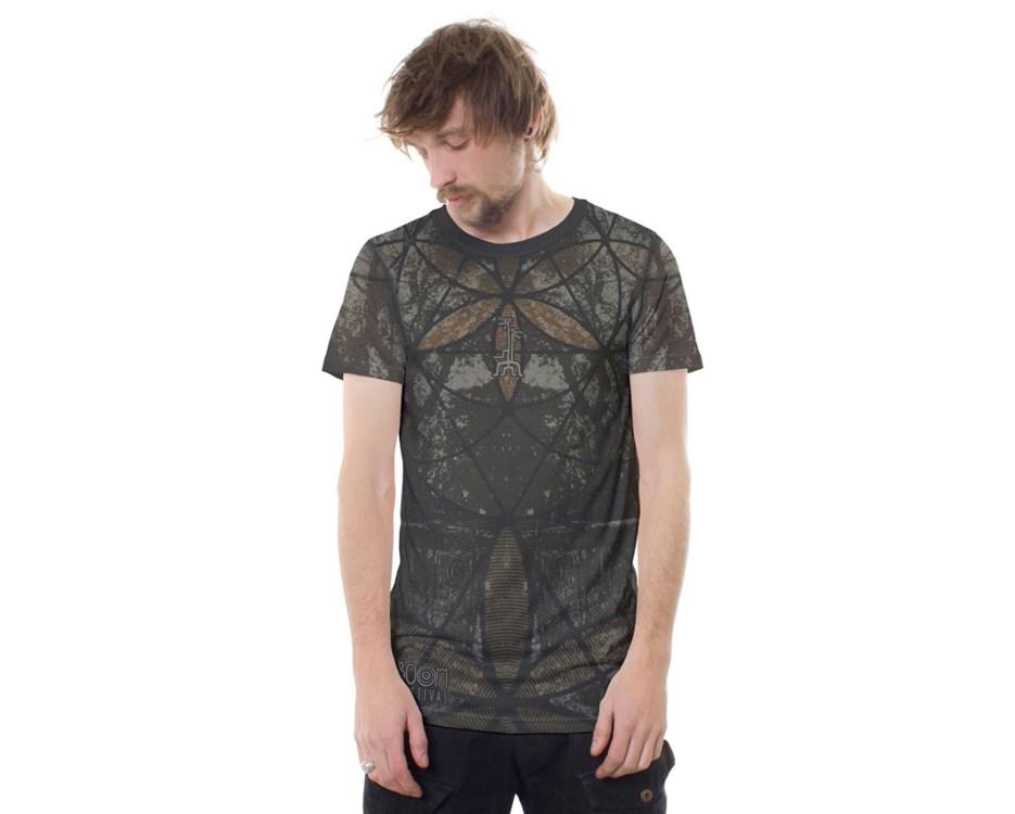 GEO FLOWER DARK GREY