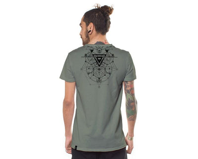 GEOMETRIC BUDDHA LIGHT GREEN